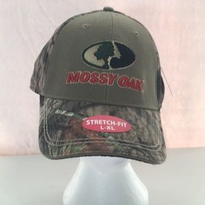 Mossy Oak Camo Hat Cap Patch Flexible Fitted
